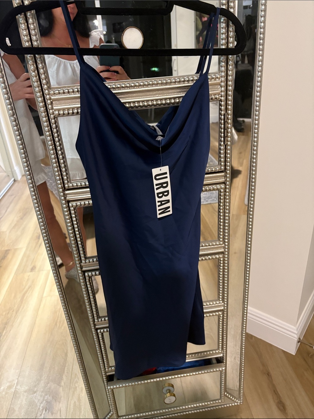 Urban outfitters navy slip dress